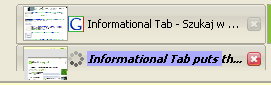 Informational Tab