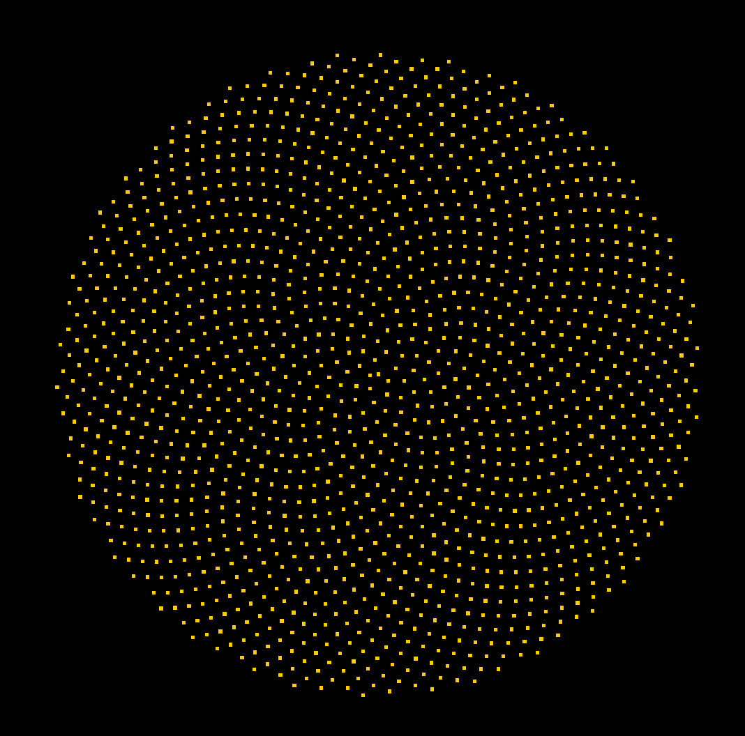 Fibonacciego kwiat w three.js przykład