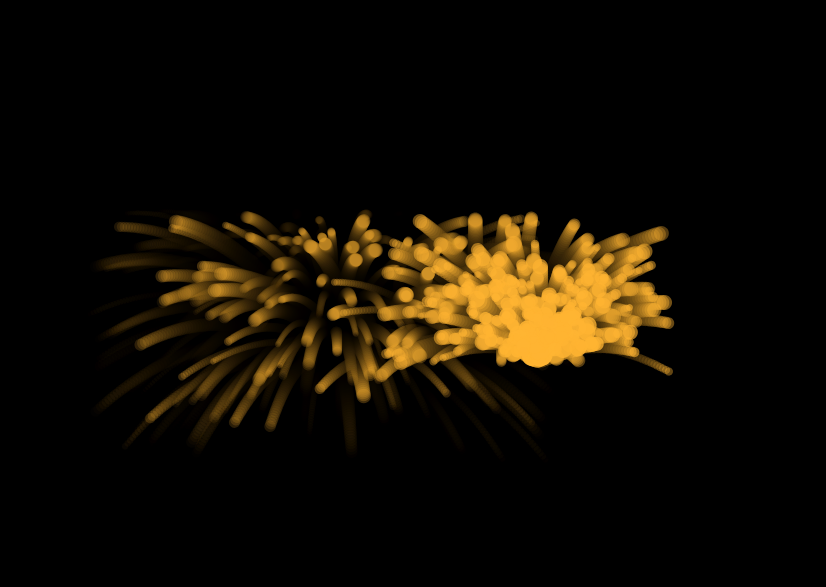 p5.js system cząsteczek